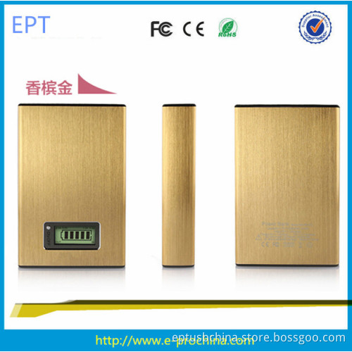 with LED Display Luxury Promotional Gift Metal Case Power Bank
